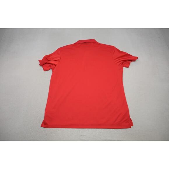 Adidas Golf Polo USA Golf Athletic Red Short Sleeve Shirt Mens Size XL - Picture 10 of 10